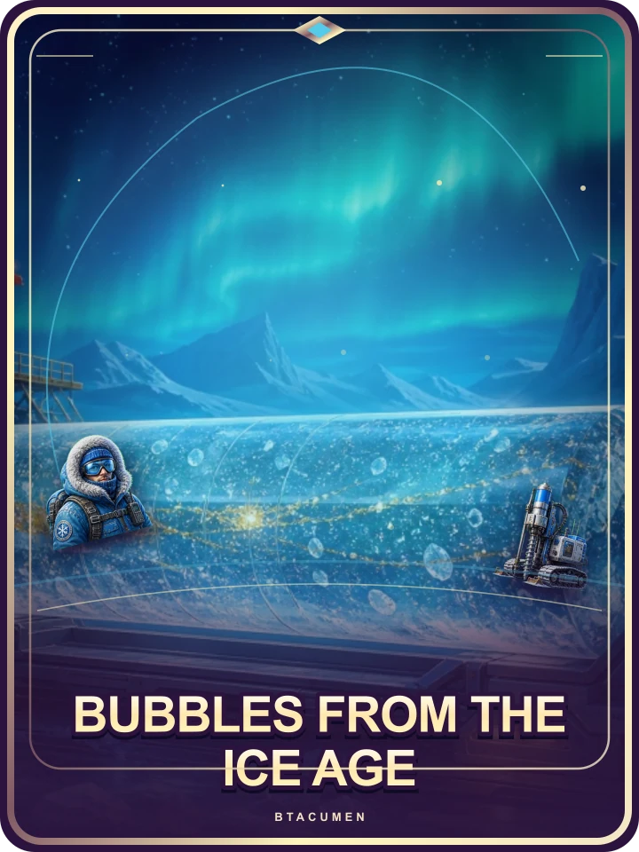 Bubbles from the Ice Age