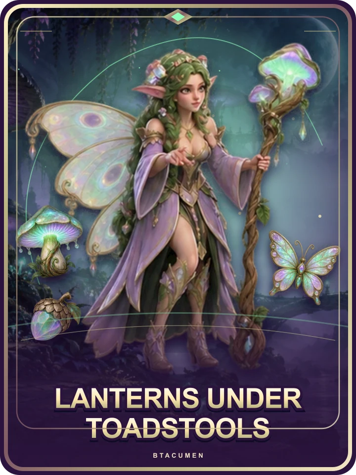 Lanterns under Toadstools
